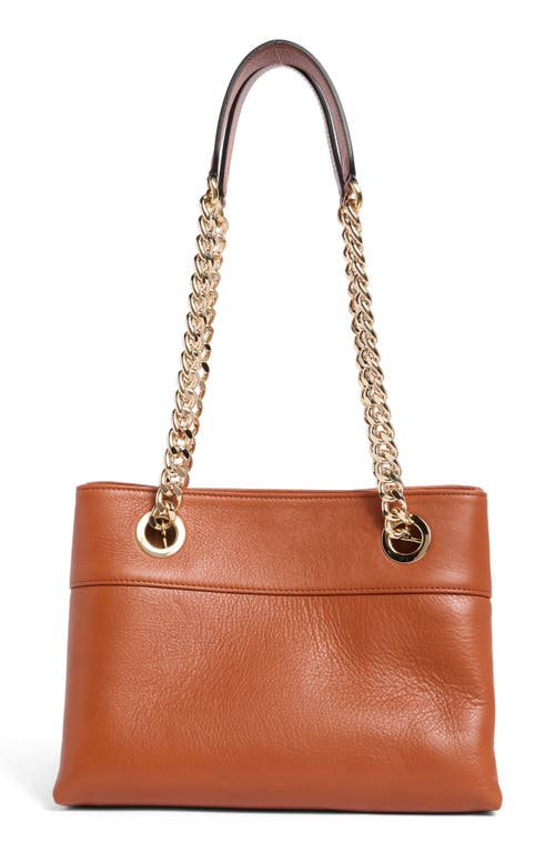 Valentino By Mario Valentino Kalo Signature Leather Tote Bag In Brown