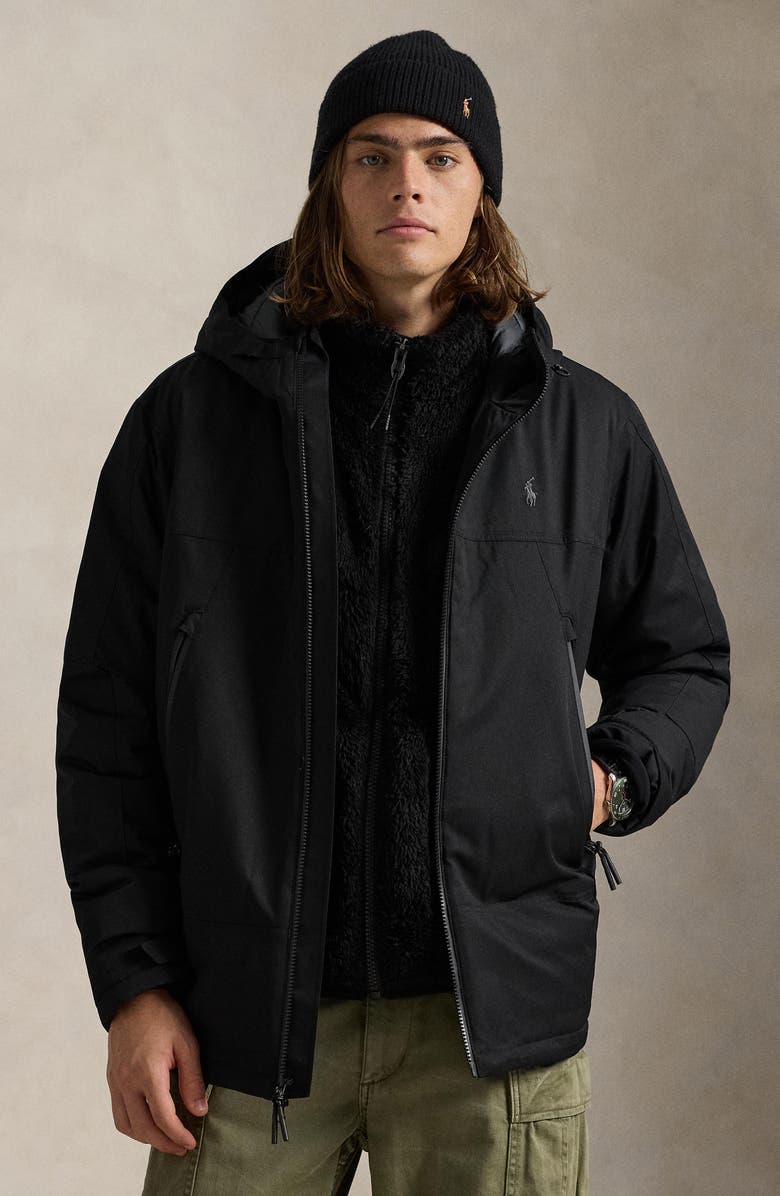 Polo Ralph Lauren The Eastview Hooded Jacket, Alternate, color, Polo Black