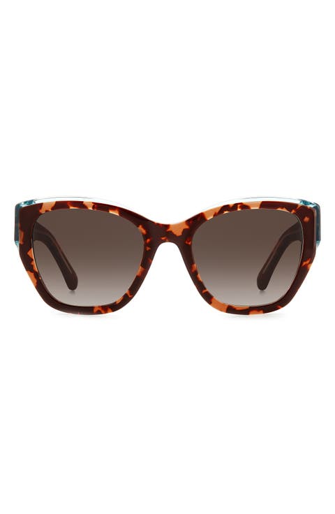 yolanda 51mm rectangular sunglasses