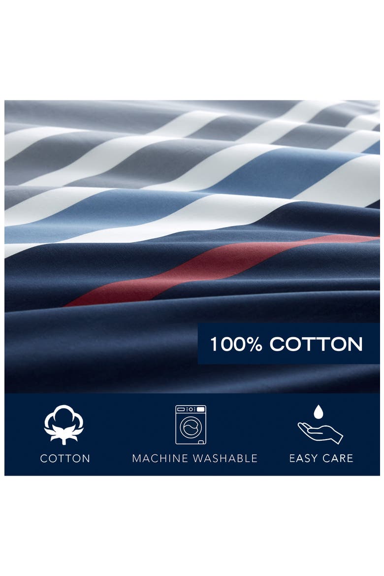 Bradford Duvet Set, Alternate, color, NAVY