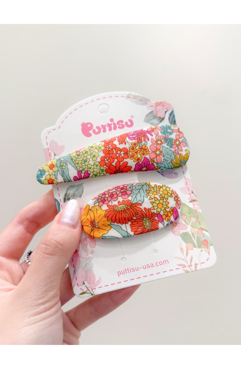 Puttisu Liberty Floral Hair Clip Set of 6, Alternate, color, Wildflower Mix