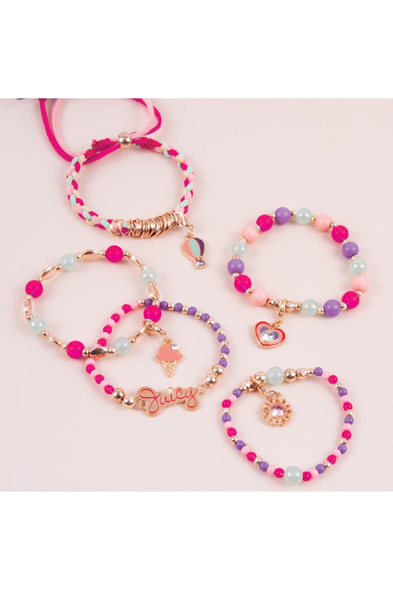Mini Crystal Sunshine Bracelets Kit 5 Unique Charm Bracelets, Alternate, color, Multicolored