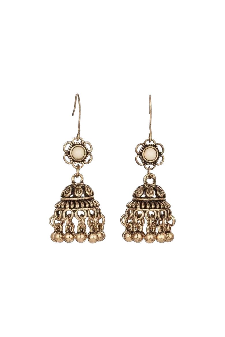 Boho Chandler Earrings, Main, color, Gold