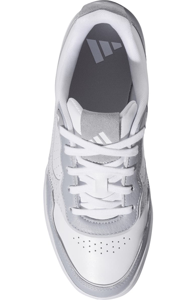 adidas Retrocross 25 Spikeless Golf Shoe, Alternate, color, White/ Halo Silver/ Dash Grey