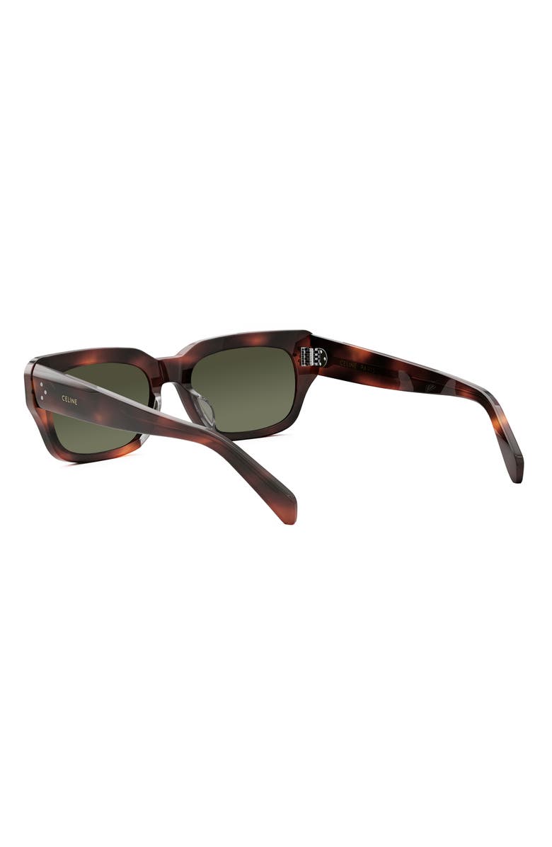 CELINE Bold 3 Dots 54mm Rectangular Sunglasses, Alternate, color, 