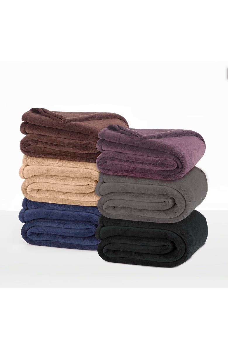 WESTPOINT HOME Martex Plush Blanket, Alternate, color,