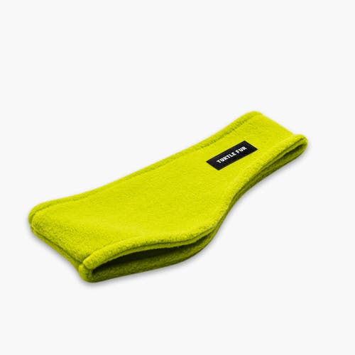 Turtle Fur Bang Band Fleece Headband In Green