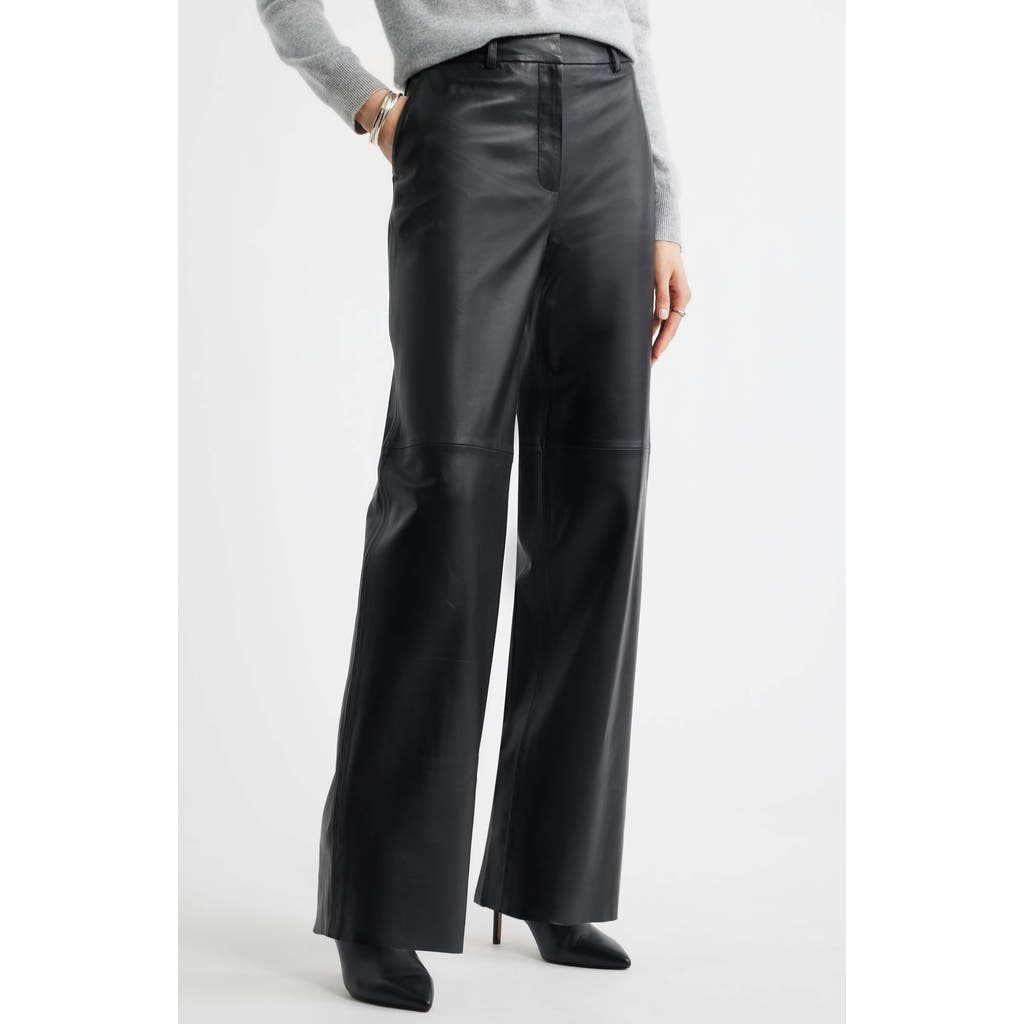 Nordstrom Leather Pants In Black