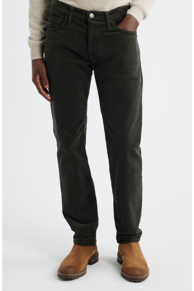 Marcus Straight Leg Corduroy Pants, Main, color, SEAWEED CORD