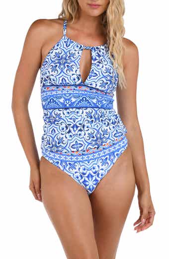 La Blanca Alboran High Neck Keyhole Tankini