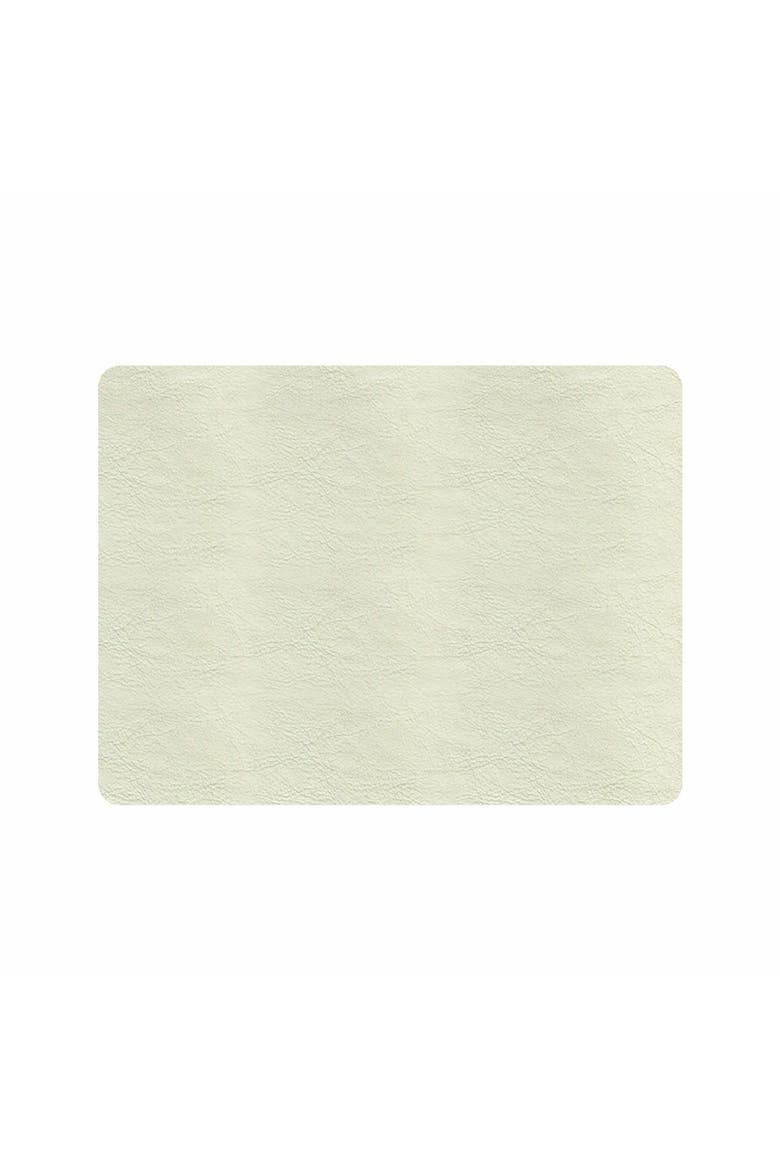 Davanti by  Mattola Placemats Set of 6, Rectangular, Main, color, Ecru
