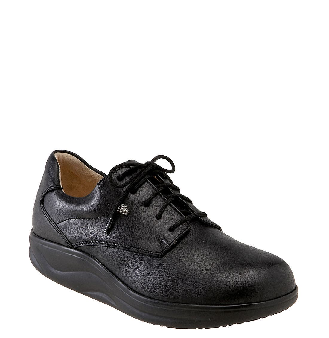 FINNAMIC by Finn Comfort 'Pretoria' Walking Shoe, Main, color, BLACK LEATHER