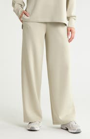 Z by Zella Whisper Knit High Waist Wide Leg Pants