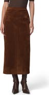 Joe's The Welt Pocket Faux Suede Midi Skirt