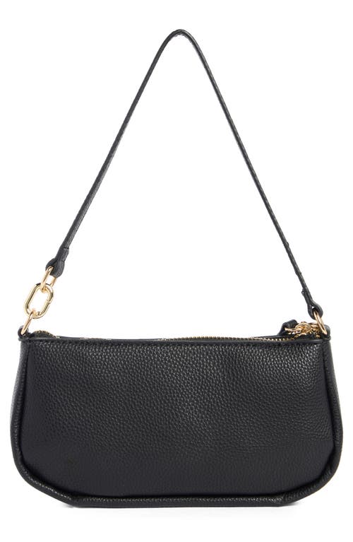 Nanette Lepore Frannie Convertible Baguette Shoulder Bag In Black