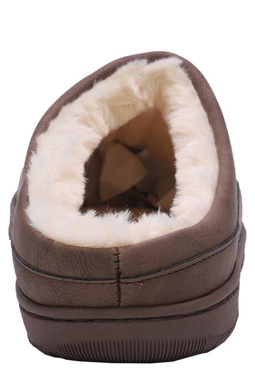 Lamo Julian Faux Wool Lined Clog In Brown