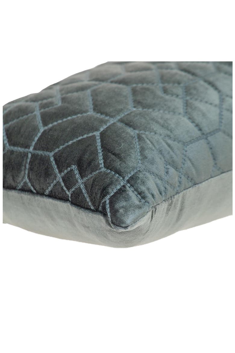 Sora Quilted Throw Pillow, Alternate, color, CHARCOAL