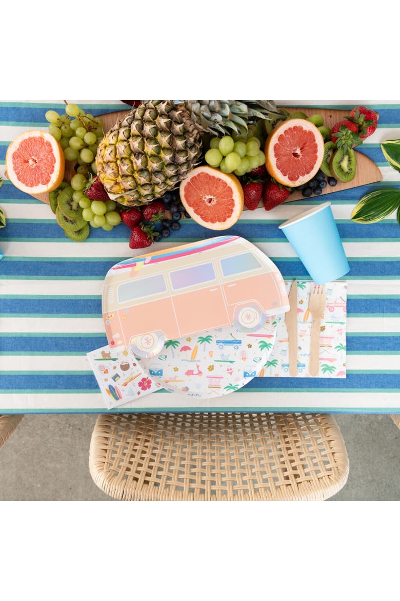 Surf's Up Surf Van Large Plates, Alternate, color, Assorted Pre-Pack