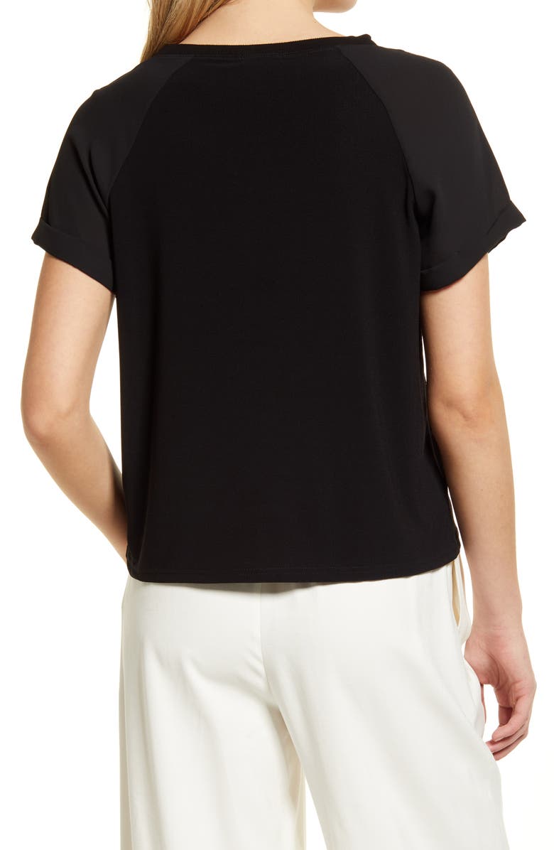 Halogen<sup>®</sup> Women's Mix Media T-Shirt, Alternate, color, 