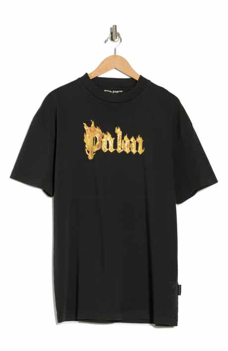 Palm Angels Logo Graphic Cotton T-Shirt