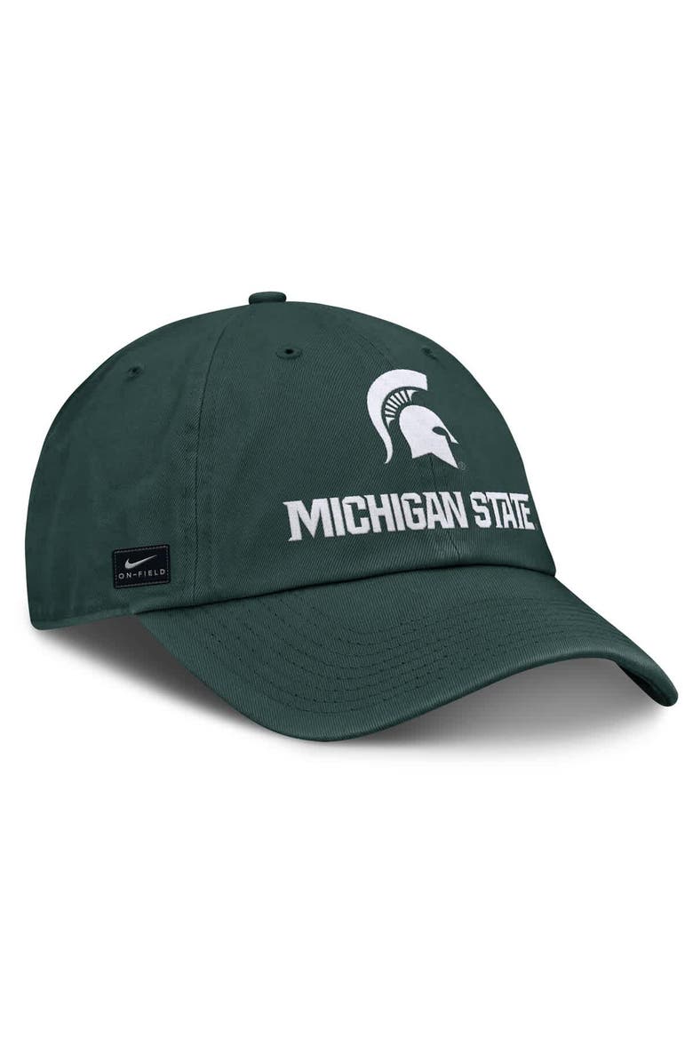 Nike Men's Nike Green Michigan State Spartans 2025 Sideline Club Adjustable Hat, Alternate, color, 