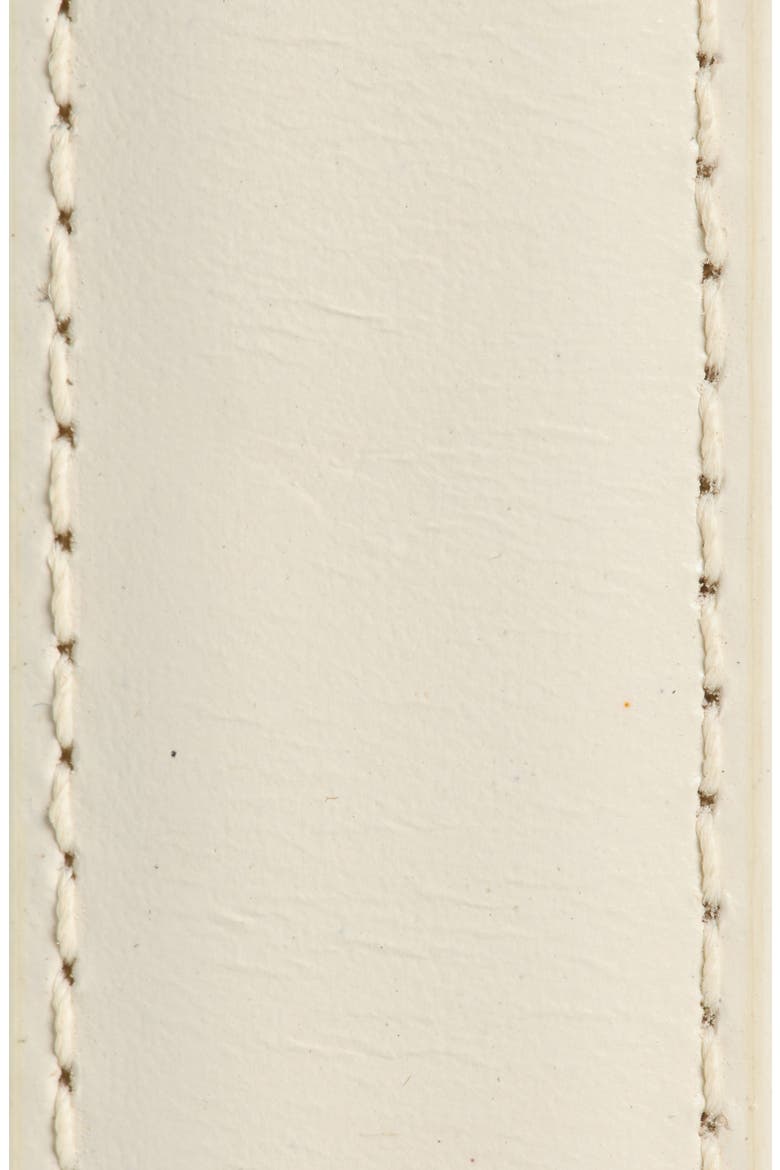 Maria Leather Belt, Alternate, color, IVORY