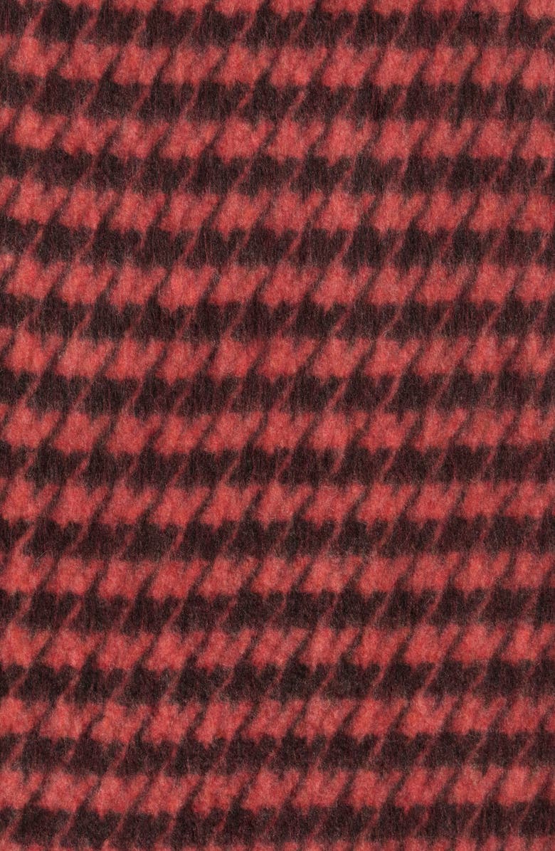 Kate Spade New York painterly houndstooth yarn dyed scarf, Alternate, color, Pink Multi 672