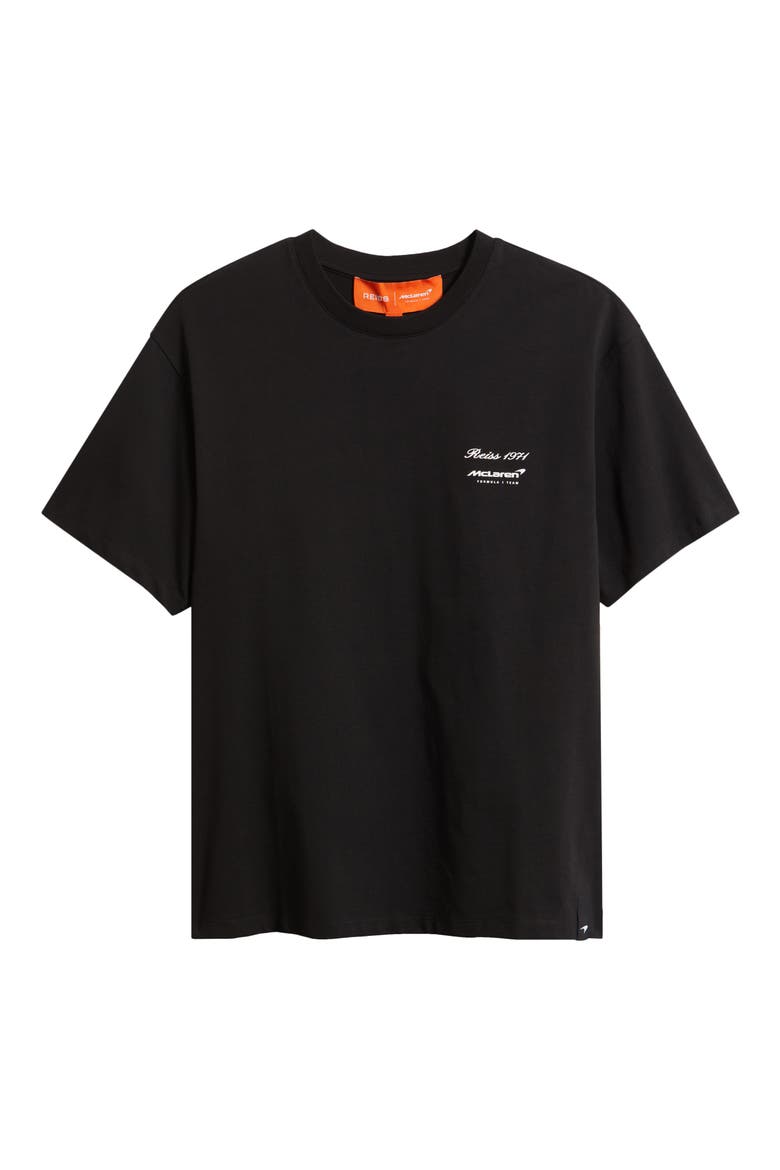X McLaren Stirling Cotton T-Shirt, Alternate, color, BLACK