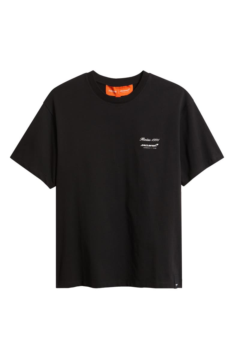 Reiss x McLaren Cotton T-Shirt, Main, color, Black
