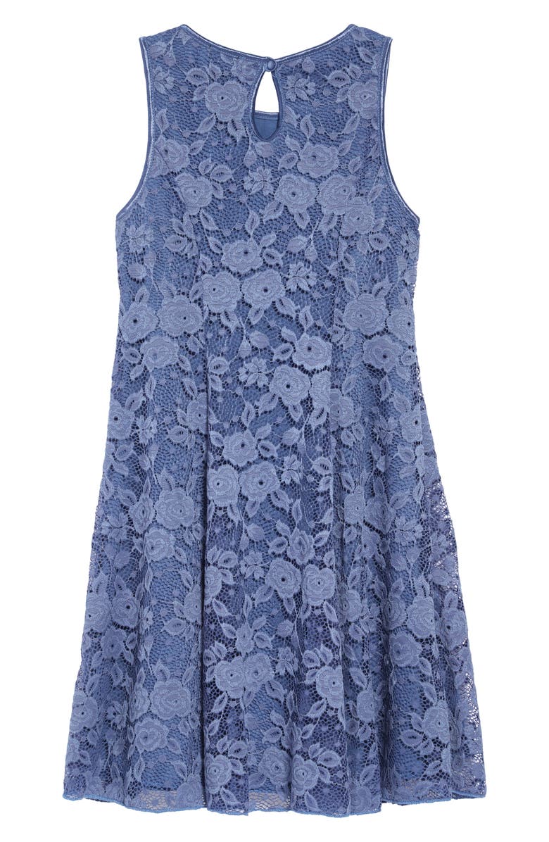 Zunie Lace Fit & Flare Dress, Alternate, color, 
