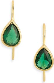 NORDSTROM RACK Cubic Zirconia Pear-Shaped Drop Earrings