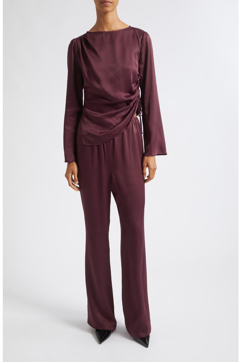 Gemma Wide Leg Pull On Pants, Alternate, color, FIG