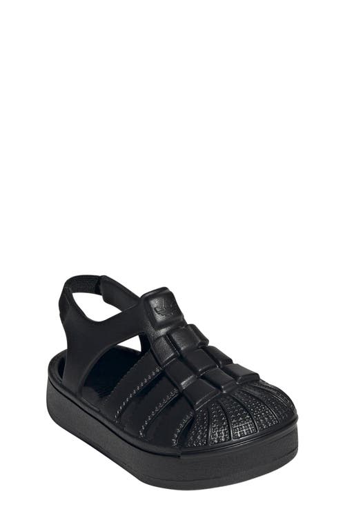 Adidas Originals Adidas Kids' Superstar Slingback Sandal In Black