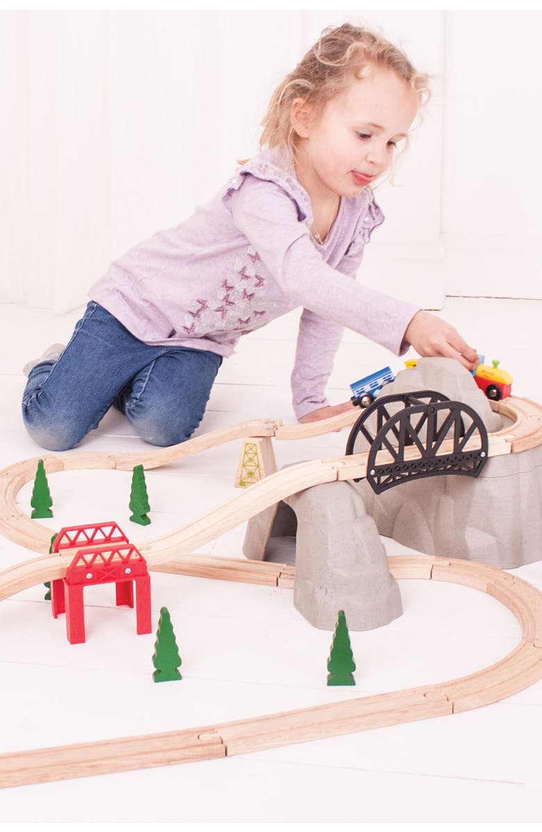 Bigjigs Rail Rocky Mountain Expansion Pack, Alternate, color, Multicoloured