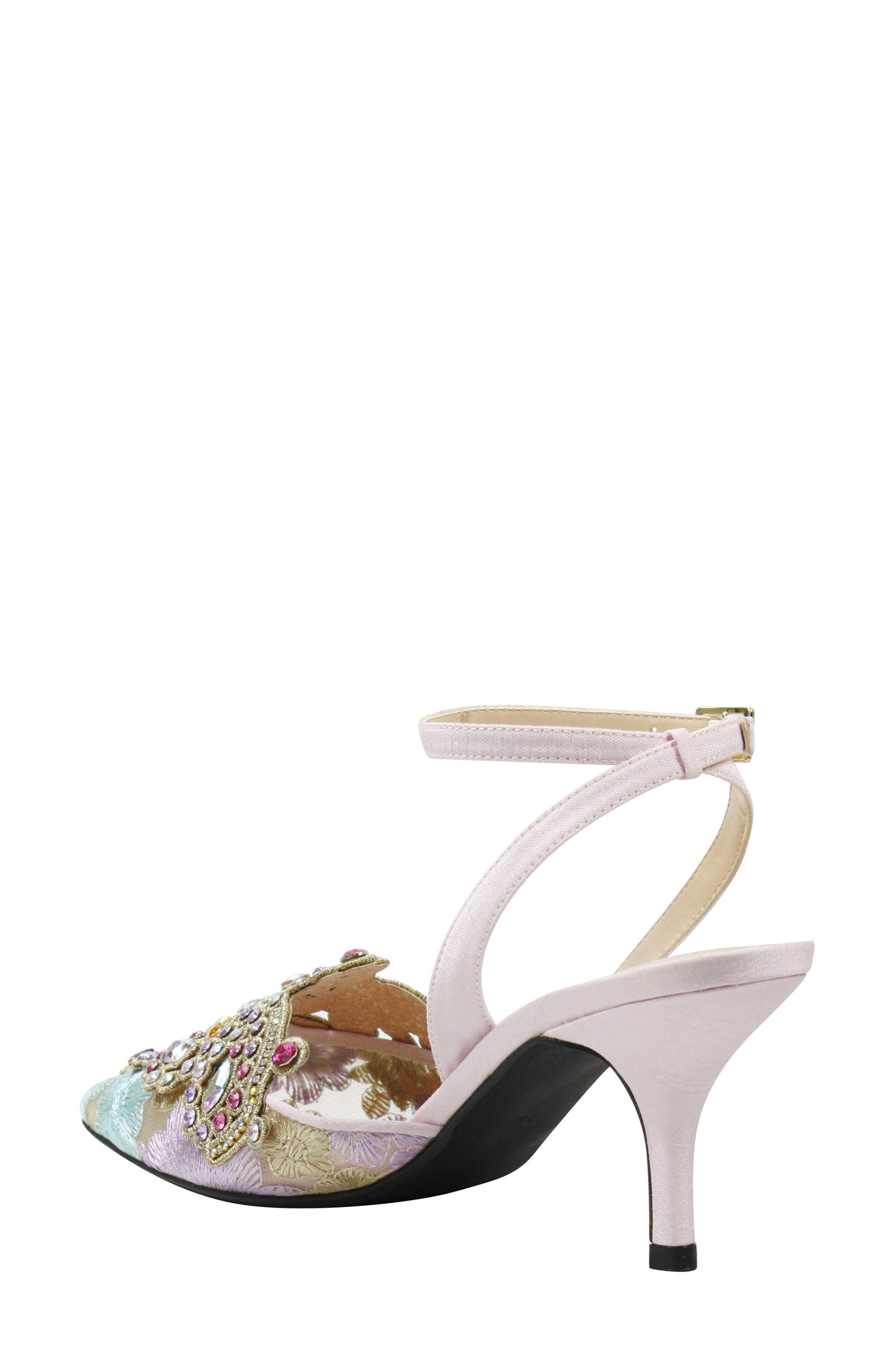 Desdemona Embellished Pump, Alternate, color, PINK PASTEL MULTI FABRIC