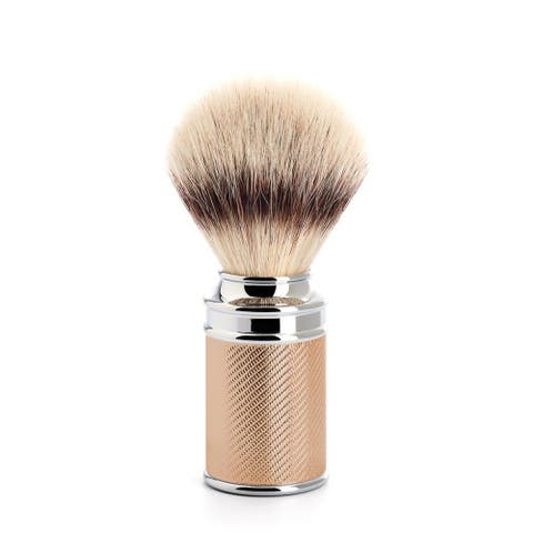 Traditional Rosegold Silvertip Fiber Shaving Brush