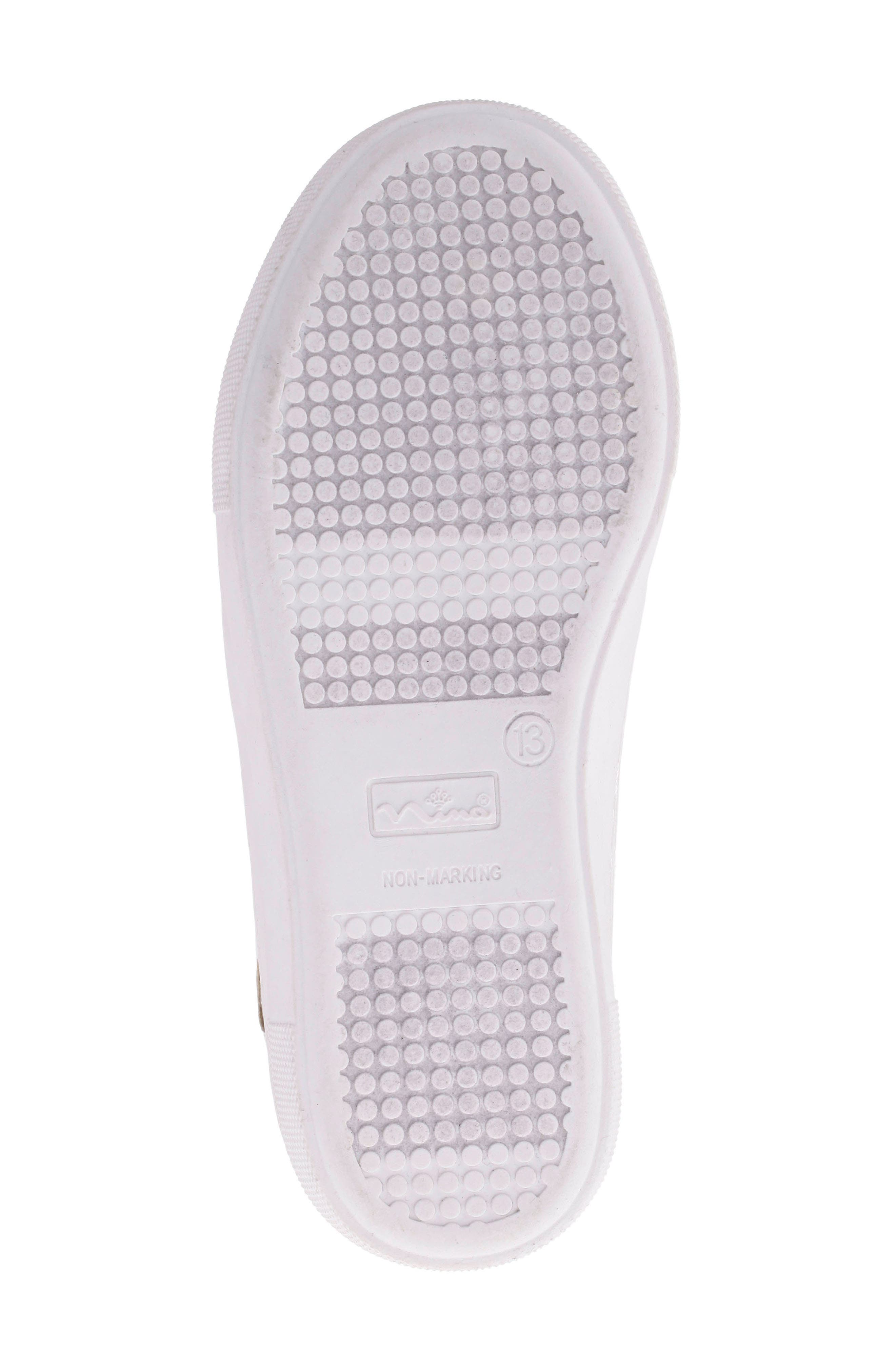 Kids' Esti Sneaker, Alternate, color, WHITE SMOOTH/ GLITTER