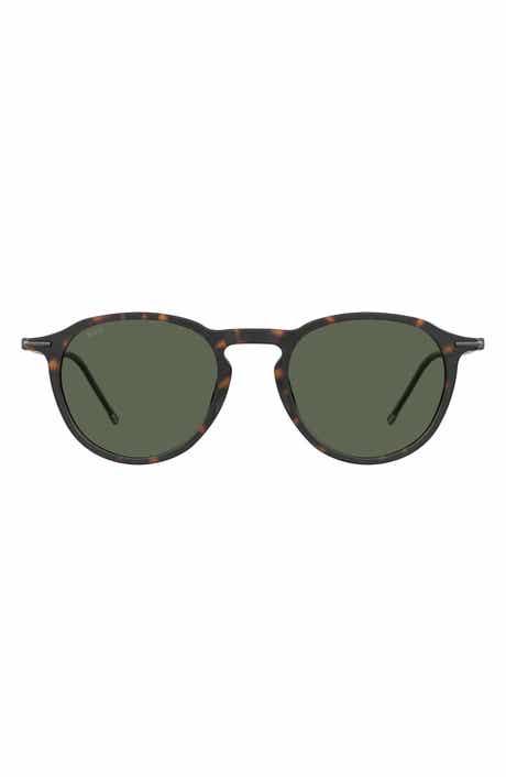 BOSS 50mm Round Sunglasses