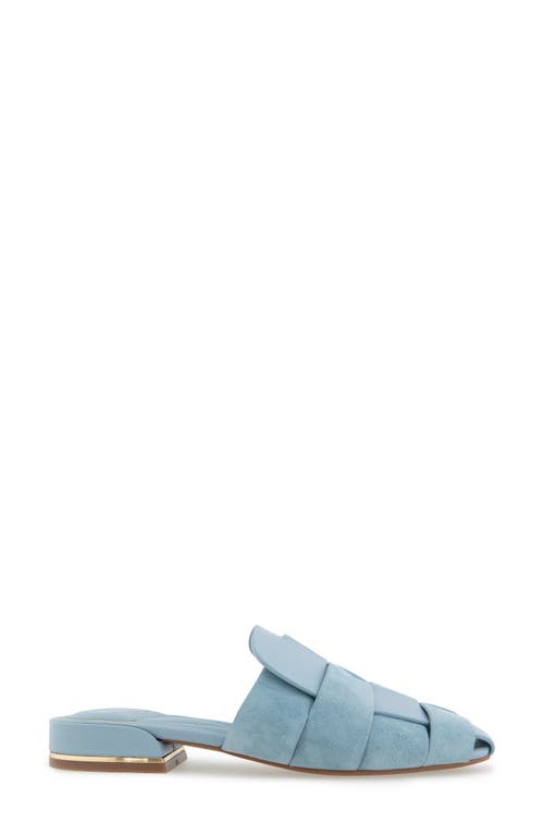 Kenneth Cole Faina Mule In Sky Blue Leather