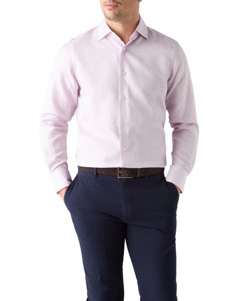 Reynolds Cotton Linen Blend Shirt in Contemporary fit