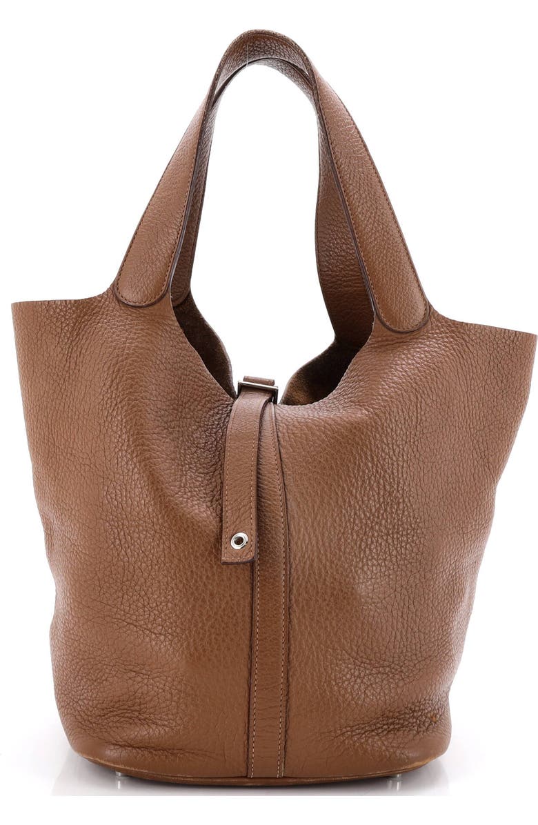 Pre-Owned Hermes Picotin Lock Bag Clemence GM, Main, color, Alezan