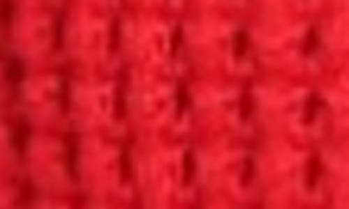 Apny Open Stitch Cardigan In Red