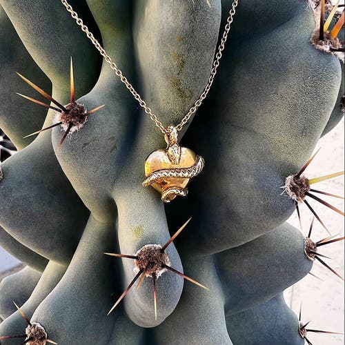 Astor & Orion Women's Wise Heart Gold Charm Necklace In Gold