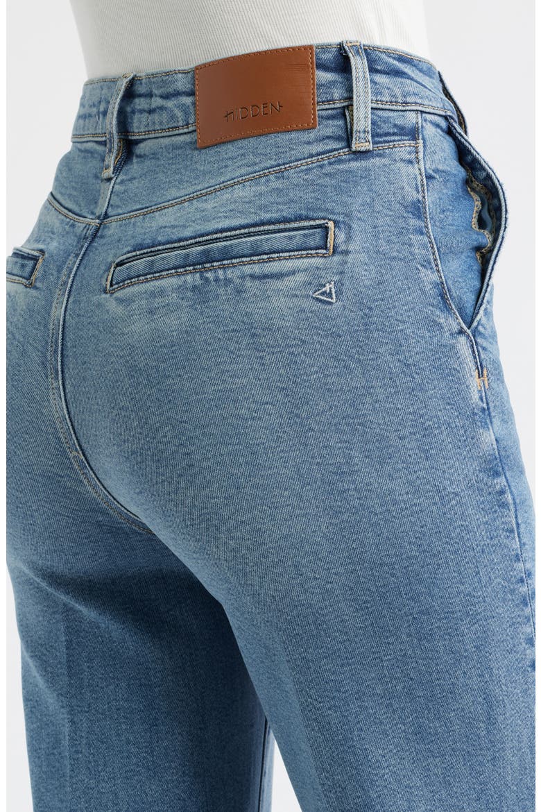 High Waist Comfort Flare Jeans, Alternate, color, MED.WASH