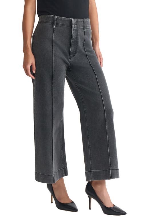Jones New York Pintuck Crop Jeans In Gray