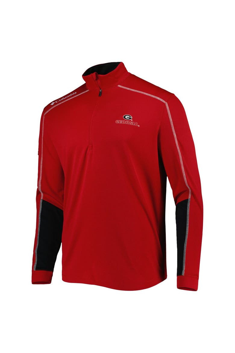 Men's Columbia Red Georgia Bulldogs Shotgun 2.0 Omni-Wick Quarter-Zip Jacket, Alternate, color, Red