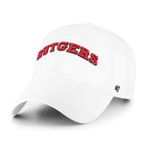 Men's '47 White Rutgers Scarlet Knights Clean Up Adjustable Hat
