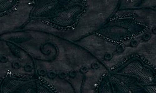 Shop Free People Faded Gardens Embroidered Cotton Tank In Washed Black