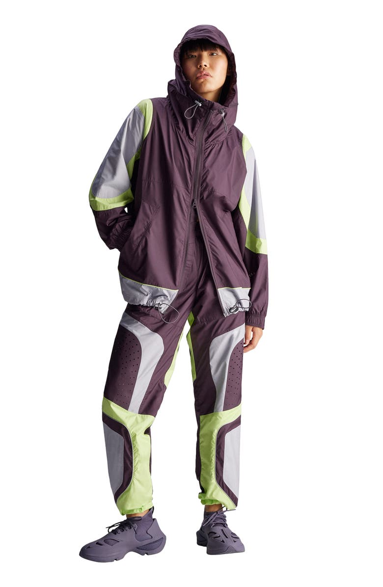 adidas by Stella McCartney WIND.RDY Woven Track Jacket, Alternate, color, Mineral Red