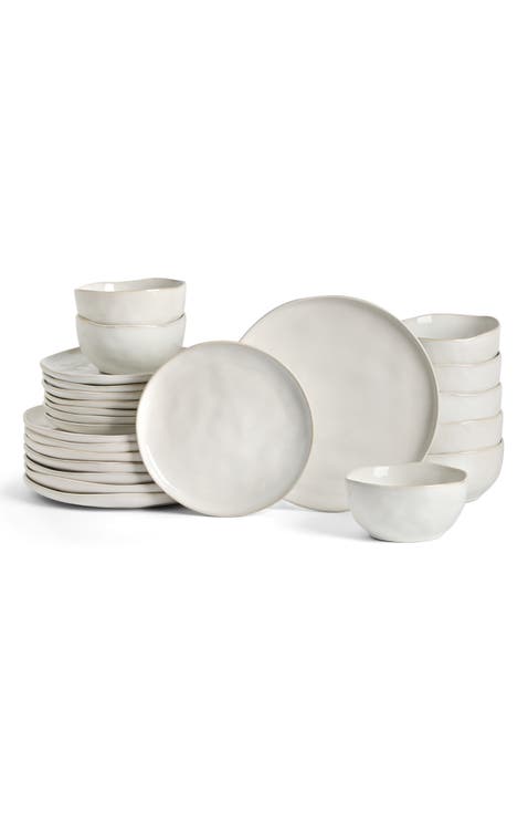 Mirella Stoneware 24-Piece Dinnerware Set